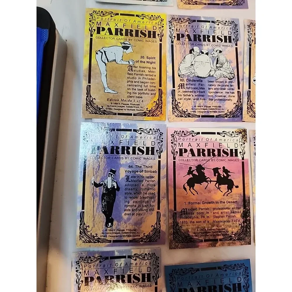 Maxfield Parrish Collector Cards By Comic Images 1994 38 Count